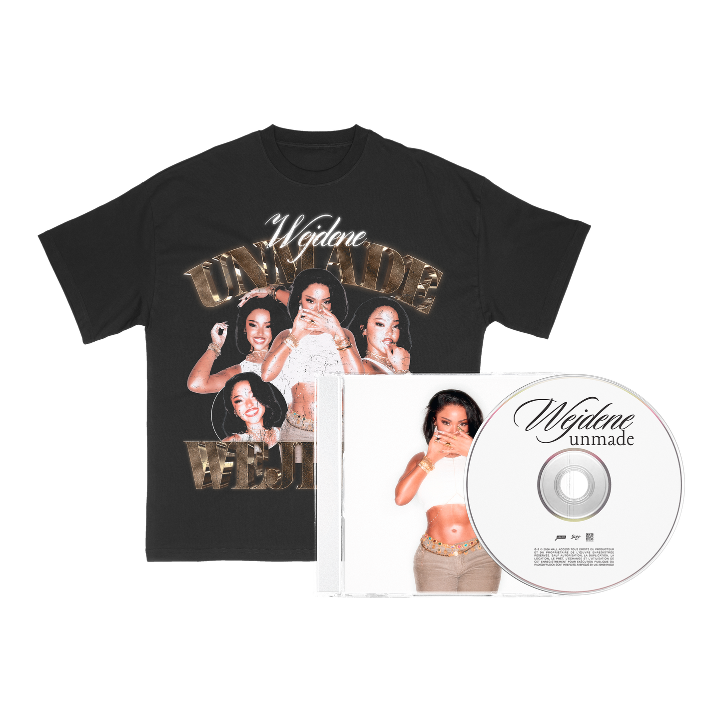 Pack CD + Tee-shirt “UNMADE: Bootleg Edition”